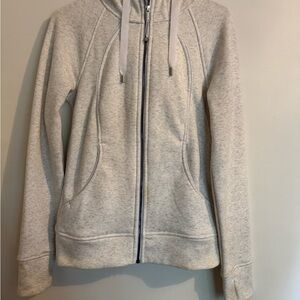 lululemon athletica Gray Zip-Up Hoodie